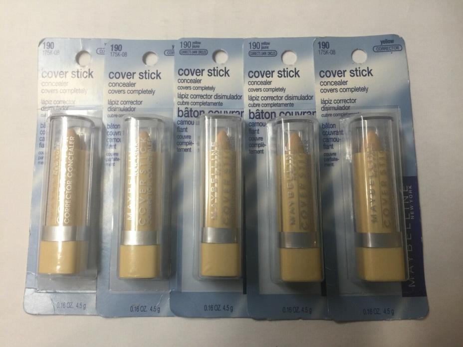 (1) Maybelline Cover Stick Concealer, 190 Yellow