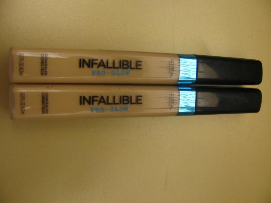 Lot of 2 L'Oreal Infallible Pro Glow concealer - 02 - Creamy Natural