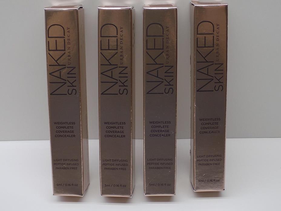 4 pc. Lot Urban Decay Weightless Complete Coverage Concealer Deep Neutral