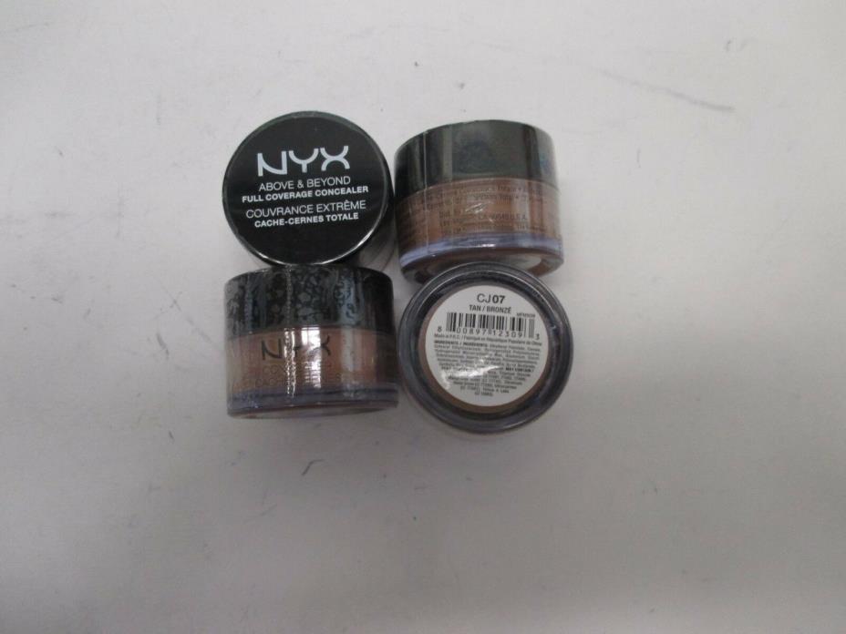 4 NYX FULL COVERAGE CONCEALER #CJ07 TAN - AA 16078