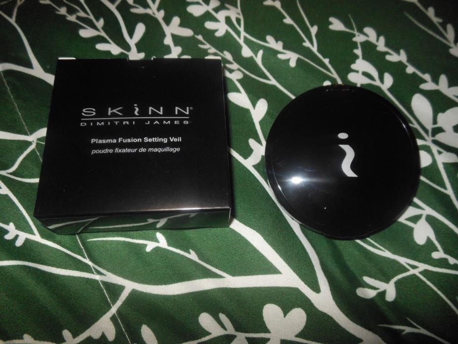 SKINN PLASMA FUSION SETTING VEIL ANTI AGING FULL SIZE MIRRORED COMPACT NIB