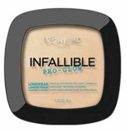 L'Oreal Infallible Pro-Glow Long- Lasting Glow Face Powder 21 Classic Ivory