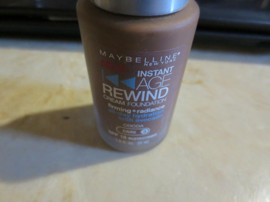 Maybelline New York Instant Age Rewing Firming + Radiance Cream Foundation Cocoa