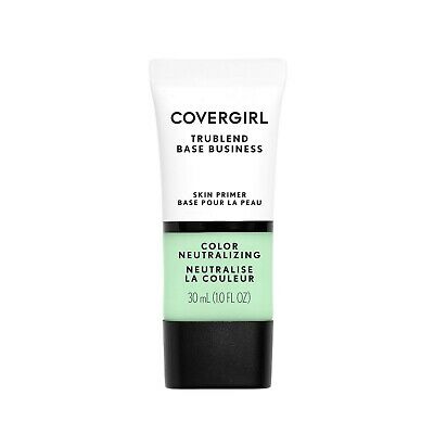 COVERGIRL TruBlend Face Primer - 200 Green: Color Neutralizing  - BRAND NEW