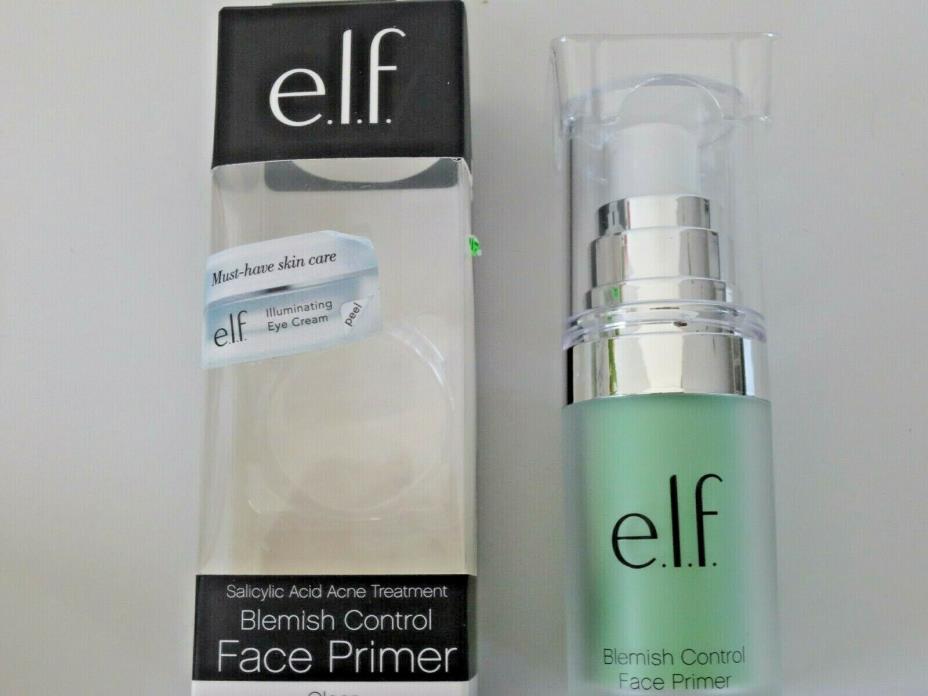 ELF Face Primer - BLEMISH CONTROL (Clear) - 0.47 oz BRAND NEW BOXED