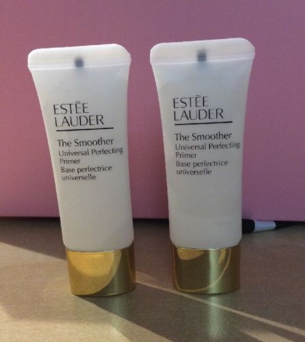 2 X ESTEE LAUDER THE SMOOTHER UNIVERSAL PERFECTING PRIMER.5 OZ EACH TOTAL 1.0 Oz