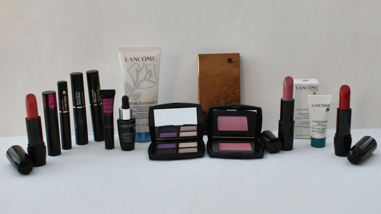 LANCOME Lipstick, Mascara, Blush, Eyeshadow & More Travel/Sample Size You Choose