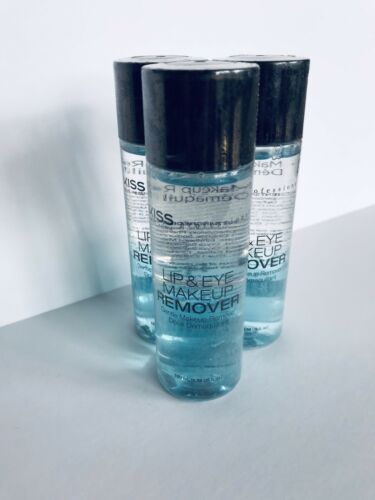 3 KISS NEW YORK PROFESSIONAL LIP & EYE MAKEUP REMOVER - GENTLE REMOVER - Sealed