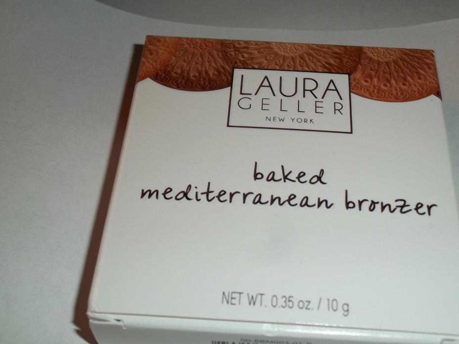 Brand New Laura Geller Baked Mediterranean Bronzer Compact Matte Golden Goddess