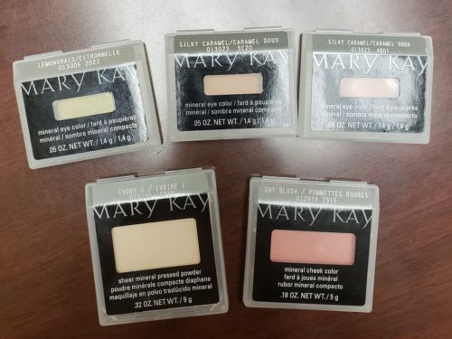 Mary Kay Sheer Mineral Pressed Face Powder Ivory 1 Shy blush eyeshadow
