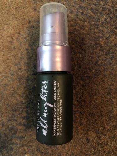 New Urban Decay All Nighter Make Up Setting Spray .5 fl oz