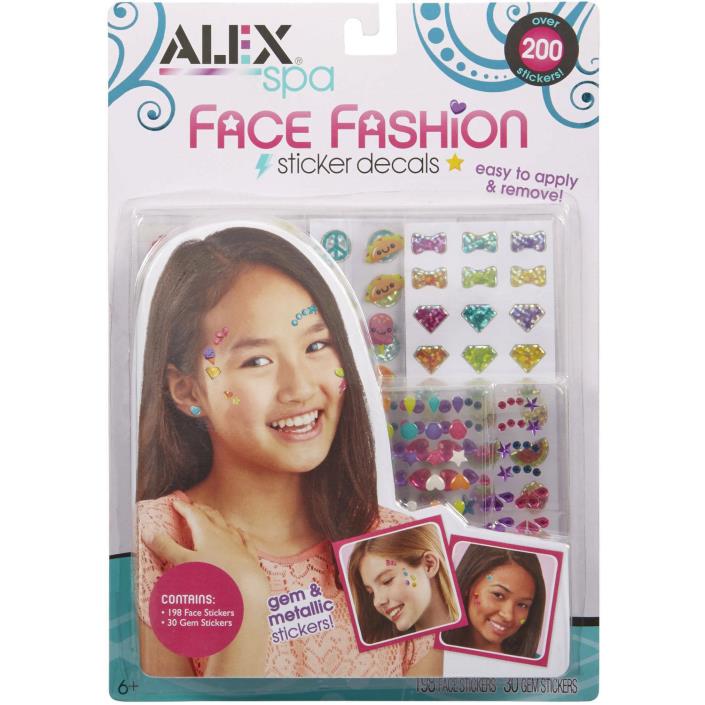 ALEX Spa Face Fashion Sticker Decals Forehead Gems Jewel Temporary Tattoo Makeup