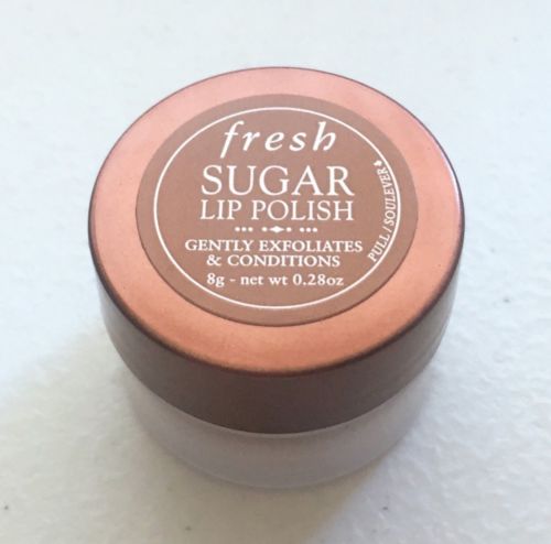 New FRESH Sugar Lip Polish Gently Exfoliates Conditions Deluxe Travel Size 8g