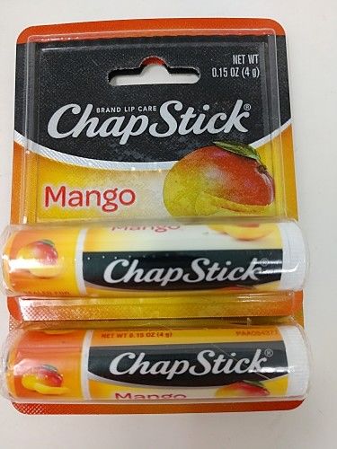 CHAPSTICK~ MANGO  LIP BALM 0.15 OZ (4 gm. -  NEW -  FAST FREE SHIPPING! Lot Of 2
