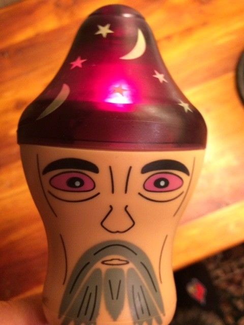 HEAD WIZARD Head Massage Therapy Novelty Vibrator Lights up Vintage