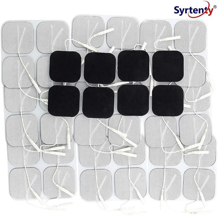 Syrtenty TENS Unit Electrodes Pads 2x2 44 Pcs Replacement Pads Electrode