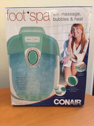 Connor Foot Spa with Massage Bubbles and Heat Therapy Pedicure Open Box New