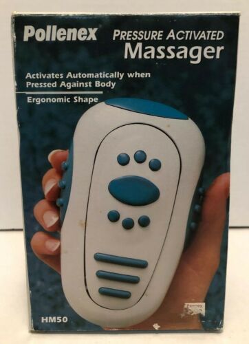 Pollenex Pressure-Activated Massager model HM50 battery-operated with box