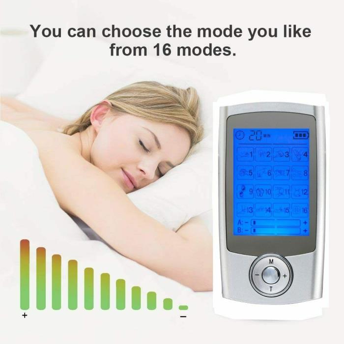 Muscle Therapy Electric Massage Pain Relief Adjustable Lightweight LCD Display