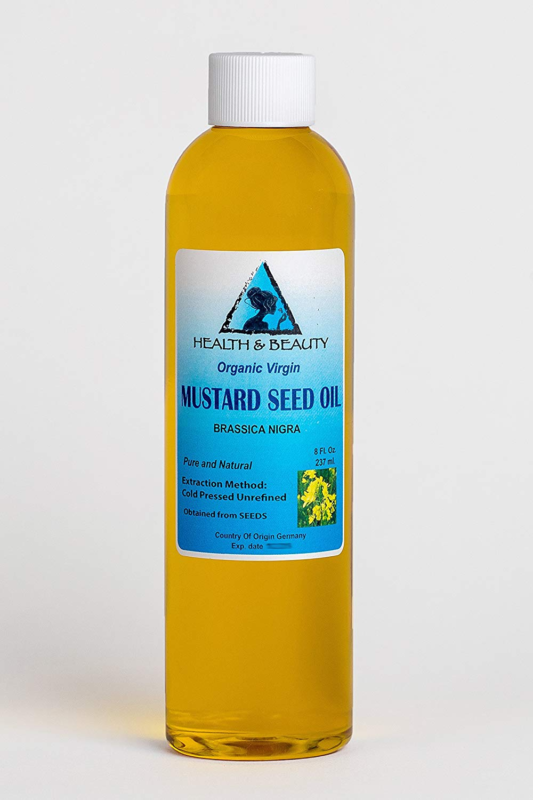 Mustard Oil Organic Unrefined by H&B OILS CENTER Raw Virgin Cold Pressed Premium