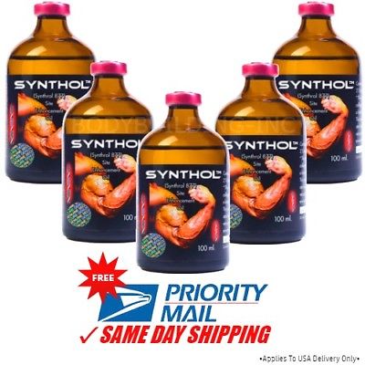 Synthol Muscle Bodybuilding 5 Bottles Posing Oil 100Ml