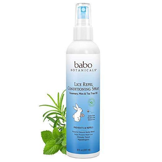 Babo Botanicals Lice Prevention Kids Conditioning Spray, 8-Ounce