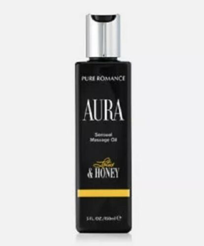 Pure Romance Aura Massage Oil! Lotus And Honey!! New Sealed Free Shipping!