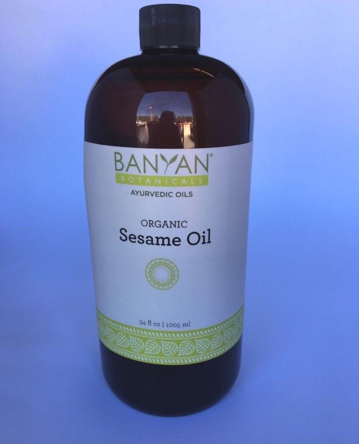 Banyan Botanicals Organic Sesame Oil 16oz