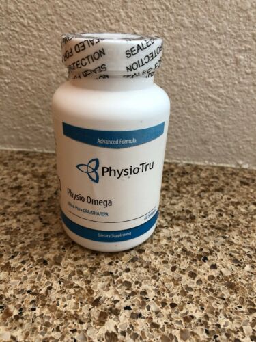Physio Omega  by PhysioTru, Inc. 60 Capsules - 30 Day Supply. Sealed exp 6/20