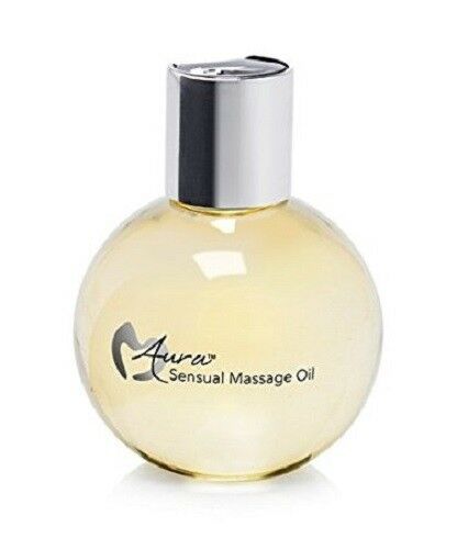 Pure Romance Aura Sensual Massage Oil Coconut Nectar 4oz Bottle