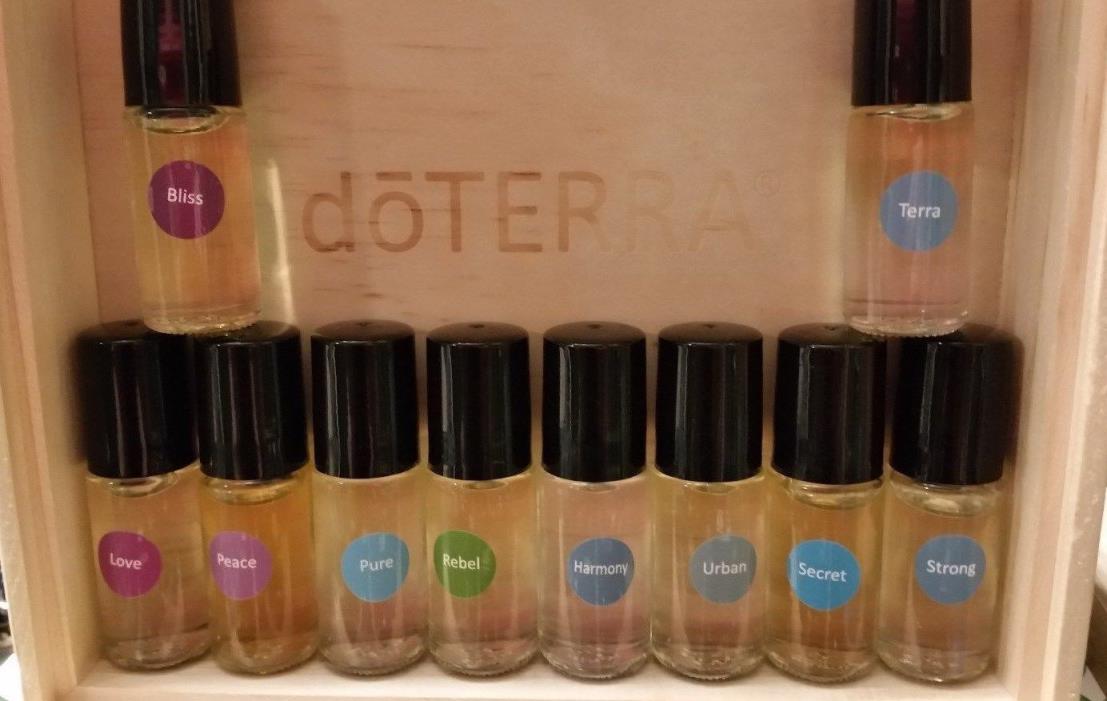 DoTerra ESSENTIAL OIL 5ml  PERFUMES BLISS  PEACE PURE REBEL STRONG SECRET TERRA