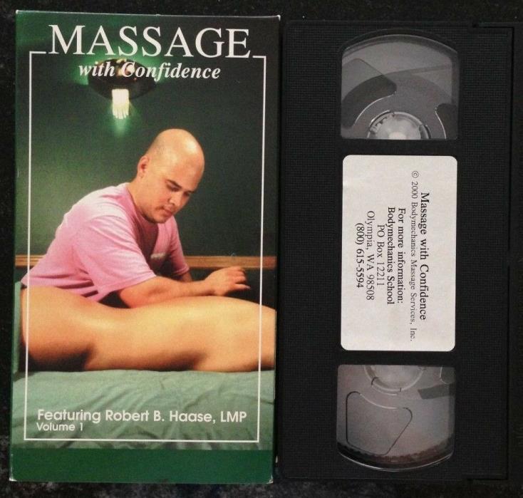 Massage with Confidence by Robert B. Haase LMP Volume 1, Used, VHS