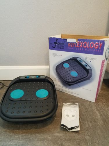 Reflexology Fitness FC 2000 Foot Care Portable Foot Massager w Multiple Settings