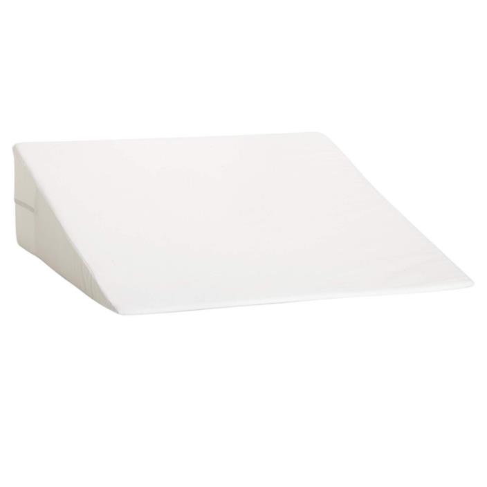 DMI Foam Bed Wedge Pillow, Acid Reflux, Leg Elevation, White, 7 x 24 x 24 inches