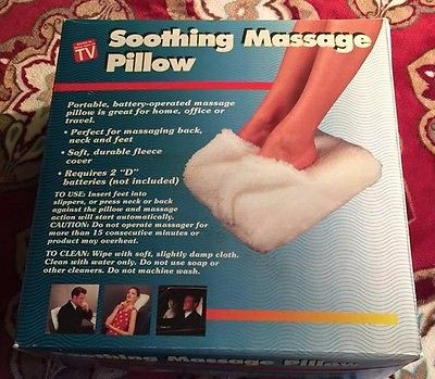 Massage Soothing Pillow  Battery Operated