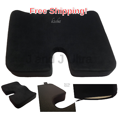 Kieba Coccyx Seat Cushion, Large Orthopedic Tailbone Pillow. Ultra Premium 10...