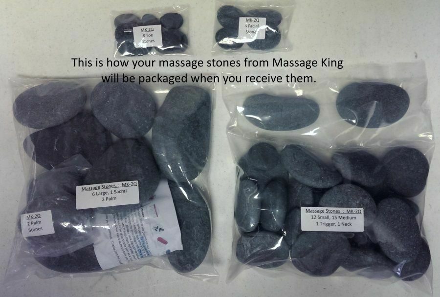 Black Basalt Hot Stone Massage Complete Set w/ Specialty Stones FREE S&H 50 pc