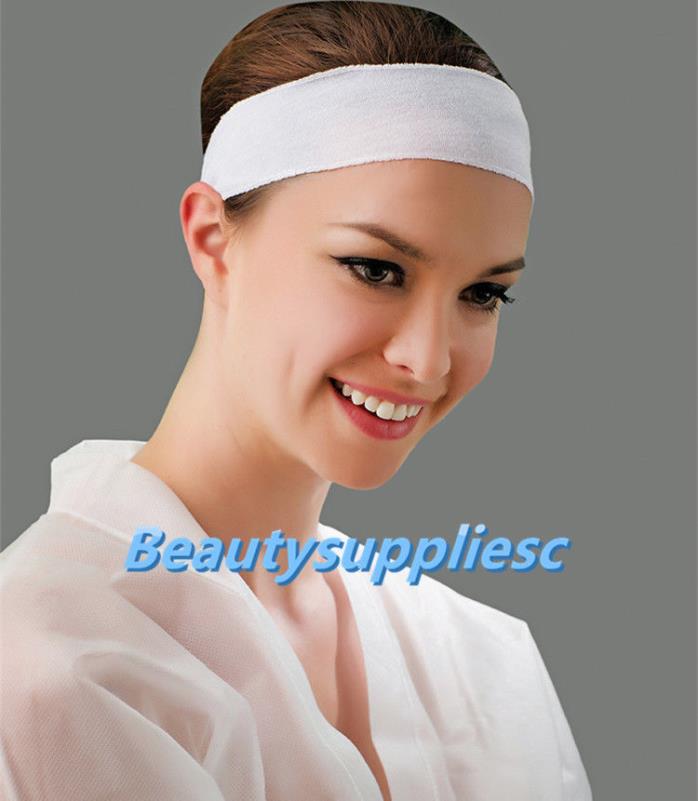 Disposable Stretchable  Facial Spa Headband 48 pcs