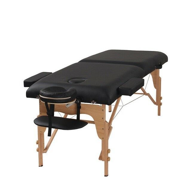 Portable Massage Table W/ Carry Case Fold Facial Bed Therapy Spa Tattoo Shiatsu