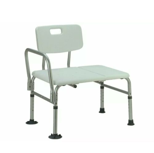 Plastic Tub Transfer Bench Shower Chair Adjustable Backrest by Drive Medical XA1