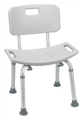 Bathroom Safety Shower Tub Bench Chair in Gray with Back [ID 3265411]