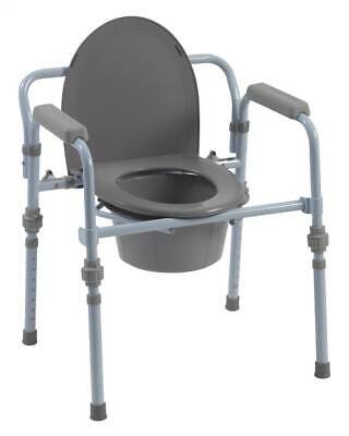 Folding Bedside Commode with Bucket and Splash Guard [ID 109800]