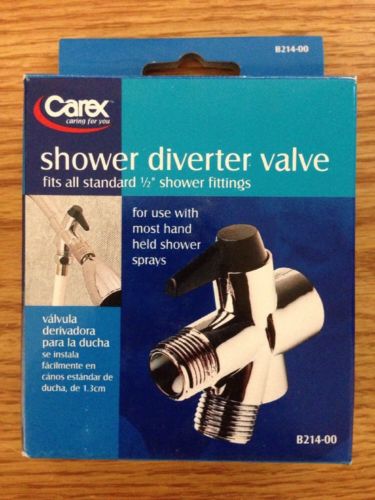 Carex Shower Diverter Valve B214-00 Fits All Standard ½