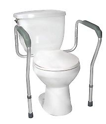 Toilet Safety Frame Anodized Aluminum 4/CS