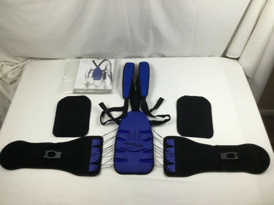 Bio Skin Back Jack Plus Size 3 (M-L) 34”-44” Spinal Brace 2 Hot Cold Gel Pads