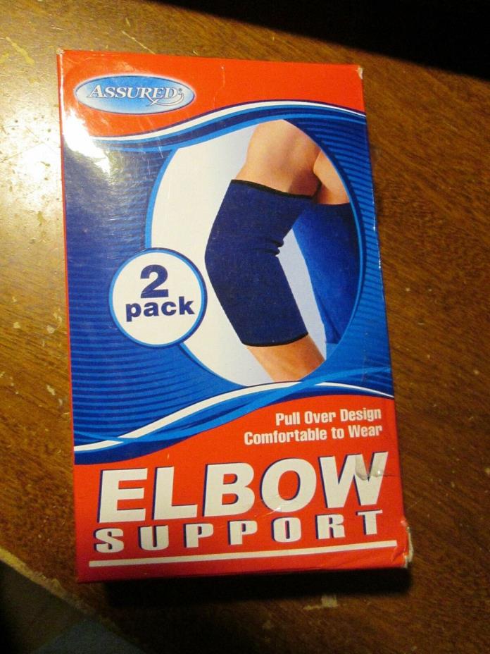 ASSURED 2 Pack Elbow Support (Pull Over Design - Large)