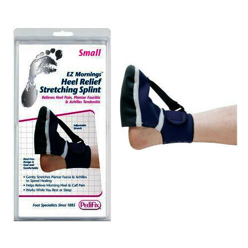 NEW PEDIFIX 7C5Uzl1 1 EA EZ Mornings Heel Relief Stretching Splint, Small