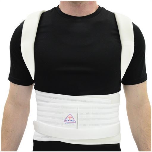 Back Brace Posture Corrector - Mens Fit - Adjustable Core Support - 41