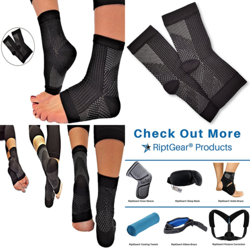 Plantar Fasciitis Socks For Women & Men 1 Pair Sleeves Heel Ft Pain W Ankle Comp