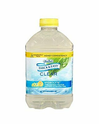Thick & Easy Clear Hydrolyte Thickened Water, Honey Consistency, 46 Ounce (Pac..